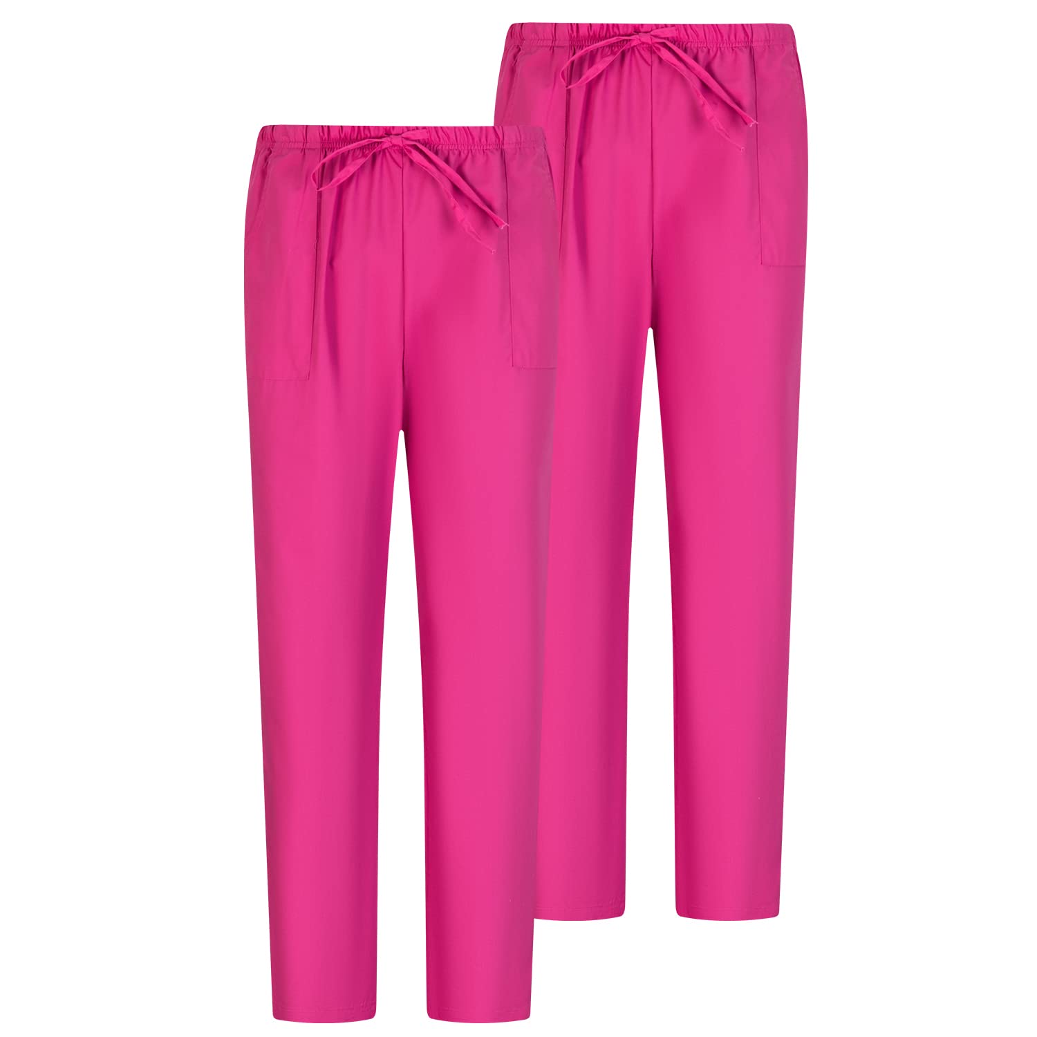 MISEMIYA - Pack 2 Pcs - Arbeitshosen Unisex ELASTISCHE Taille UNIFORM KLINIK Krankenhaus Reinigung TIERARZT Gesundheit