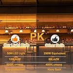 Paquet de 2 50W LED Ampoule claire de maïs 6000 Ampoule de maïs Led de Lumen Super Bright 3000K Blanc chaud E26/E27 Base LED Ampoule pour maison Garage éclairage Garage jardin Bureau Ménage