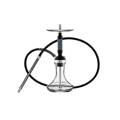 Conceptic Design Smart Carbon Fiber Hookah Blue Without Glass Base