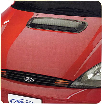 Auto Ventshade 993001 Carbon Fiber Sport Compact Cowl Induction Hood Scoop