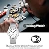 MAUJOY Ladies Atomic Talking Watch(Silver) Clear Loud English Accent Voice, Ideal for Elderly, Visually Impaired, Blind & Amnesia Users, Aids Independent Living #4