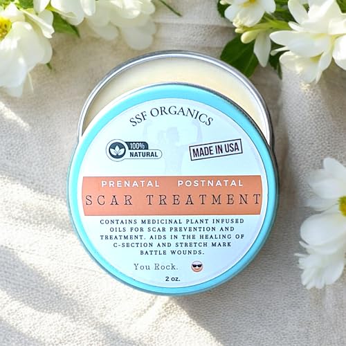 SSF Organics- Scar Teatment Salve para estrias, recuperação de cesariana e outras feridas de batalha