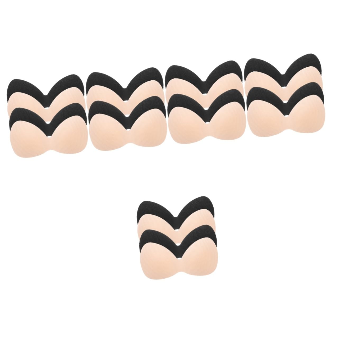 SOIMISS 20piezas Almohadillas De Sujetador Extraíbles Inserciones Pads para Sujetadores Deportivos Compatibles Ropa De Yoga y Trajes De Baño Color Piel