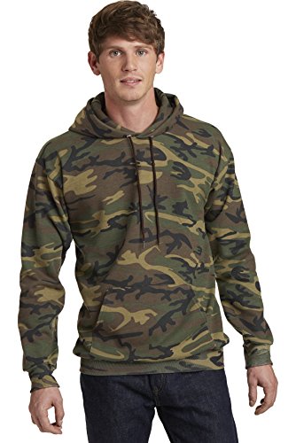 Clothe Co. Men's Camo Hoodie Performance Cotton Fleece