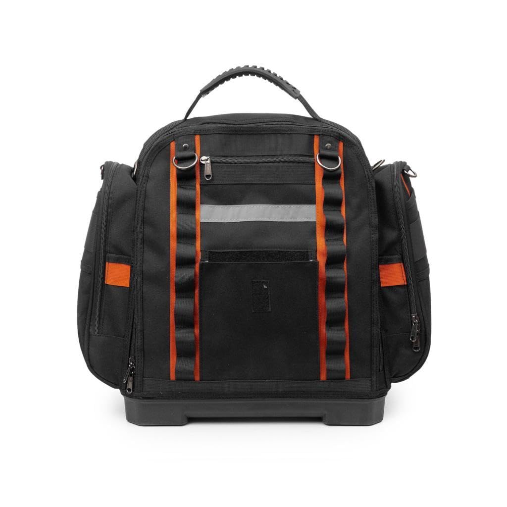 Heavy Duty Tool Backpack Wear-Resistant Portable Tool Bag Thickened Work Equipment for Workers, Professionals, Construction Site, Workshop-image-23