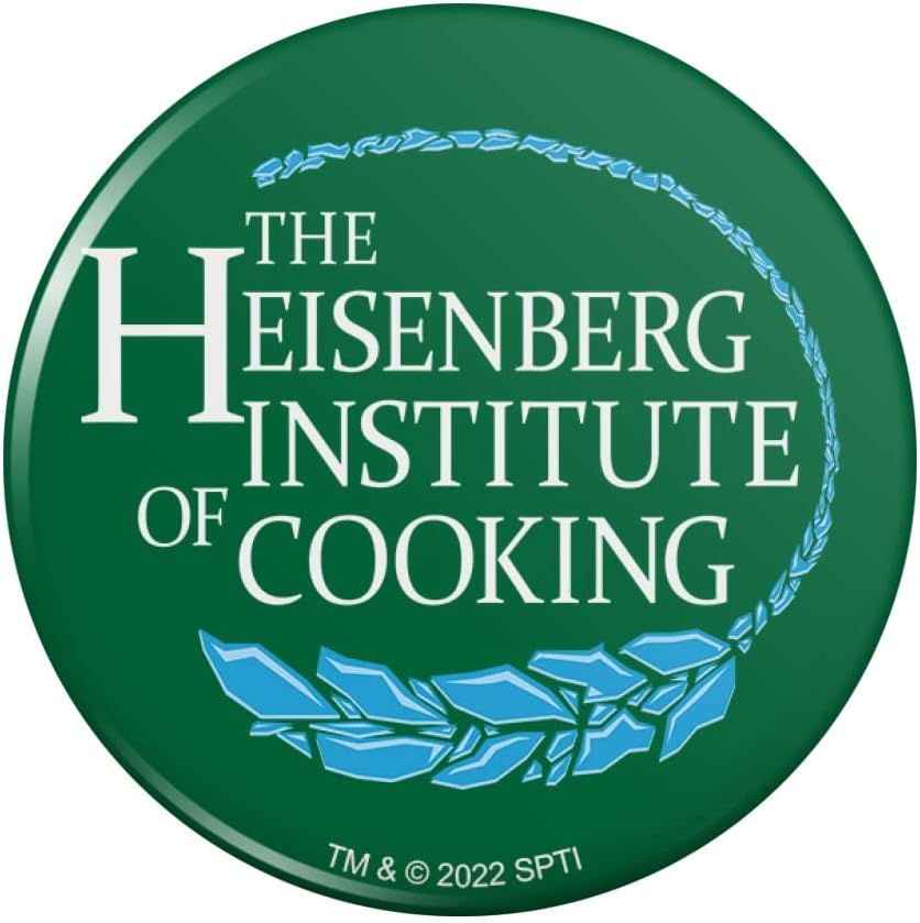 Breaking Bad Heisenberg Institute Pinback Button Pin