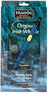 Feadóg FW02BL - Silbato D con libro, color azul