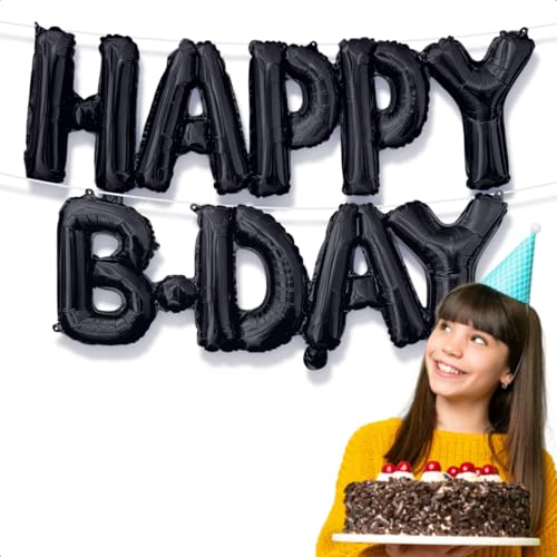 La mejor comparación de Colorante Negro de esta semana. 42 Kit Letrero de Globos Metálicos Foil Letras Happy B.Day Negro Mate Decoración Fiestas Eventos Feliz Cumpleaños GRUPO CARNAVALLIA