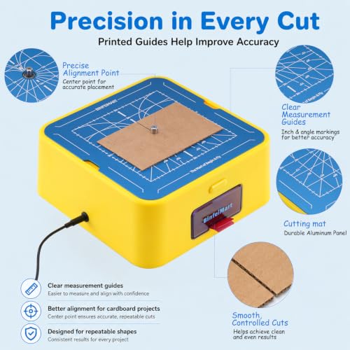 Image of | Kid Safe Cardboard Cutter | Safety Craft Knife for Kids | No Sharp Edge Bladeless Tool for DIY STEM Projects, Cardboard Building, Homeschool Art & Upcycling Crafts