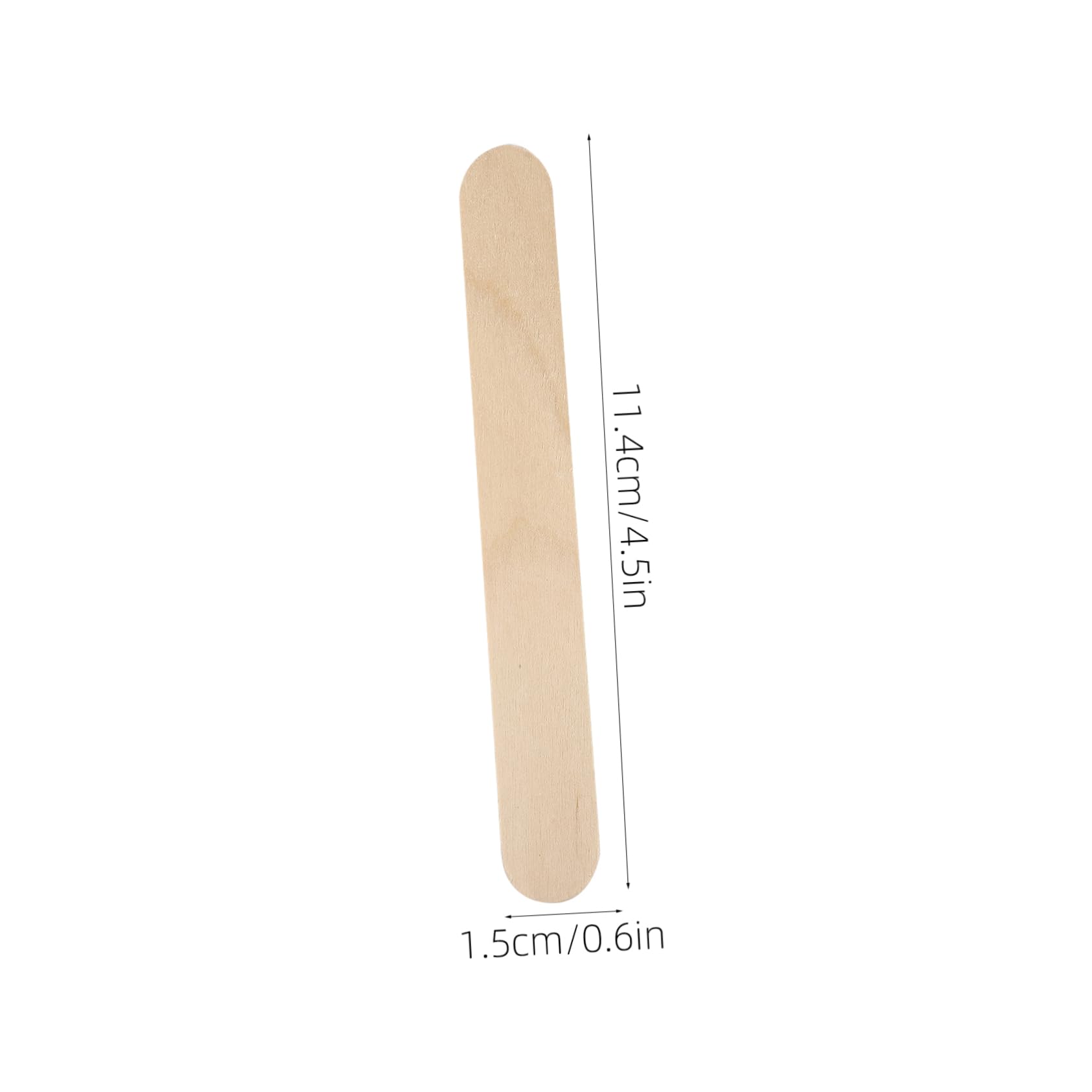 Angoily 1set DIY Popsicle Sticks for Ice Cream Making Crafting Supplies for Creative Sticks for Hands Fun for Summer Treats 200pcs