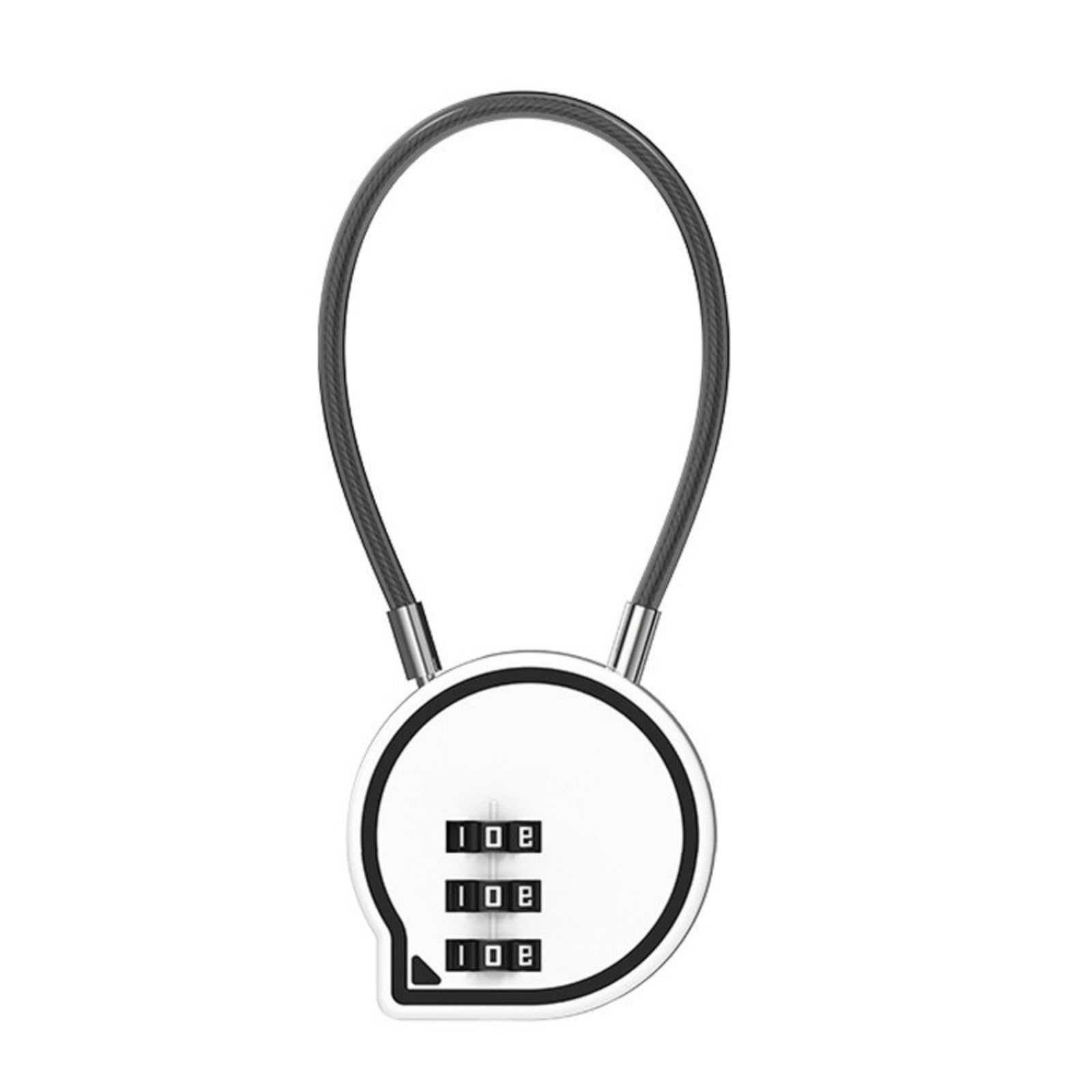 Combination Cable 3 Digit for Backpack Multifunction Travel Luggage Suitcase Cable Luggage