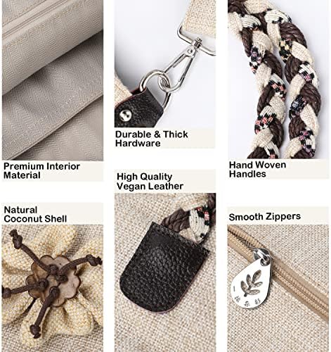 Ethnic Style Stylish Hobo Crossbody Shoulder Cotton Fabrics Bag Women Casual Tra