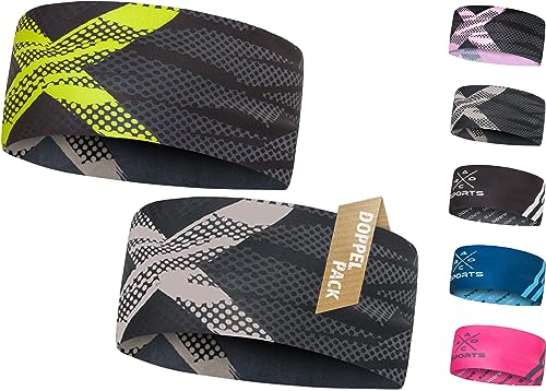 Bandeau élastique de sport premium avec protection oreilles ergonomique