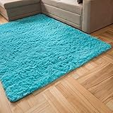 💖 [Extrem weich] - Die Langflorteppiche in der Kollektion SOHO bestehen aus dicken und zotteligen Fasern, wodurch der Teppich extrem weich ist und sich optimal für das Wohn- oder Schlafzimmer eignet.