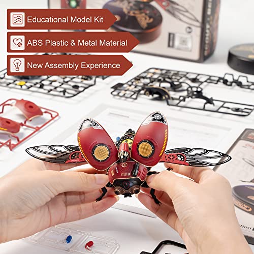 Rokr Mechanical Puzzles Scout Beetle, 3D Metal Model Kits For Adults To Build, Stem Toys Building Sets For Teens, Halloween/Christmas/Birthday Gifts For Boys Ages 14+ (Scout Beetle) #TOP2