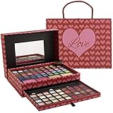 Makeup Kits for Teens - 2-Tier Love Make Up Gift Set and Eyeshadow Palette for Teen Girls and Juniors -Variety Shade Array - Full Starter Kit for Beginners or Pros by Toysical