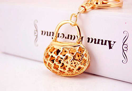 Lonmajins Gold Plated Alphabet Bag Charm - Letter 'G' Keychain, Cute Purse Accessory, Gift For Women - View #8