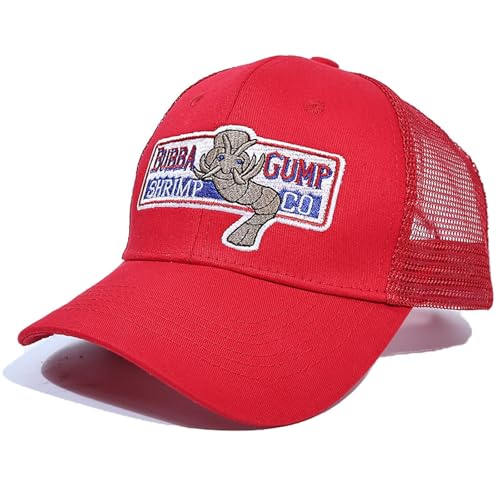 Himozoo Bubba Gump Baseball Cap Einstellbare Shrimp Co. Bestickte Forest Gump Kostüm Hüte Bubba Gump Shrimp Cap