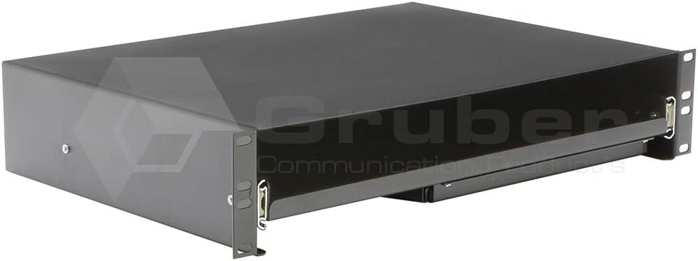 Shelf - Flush Mount Keyboard w/pad - 19in x 14in - 2U -Black