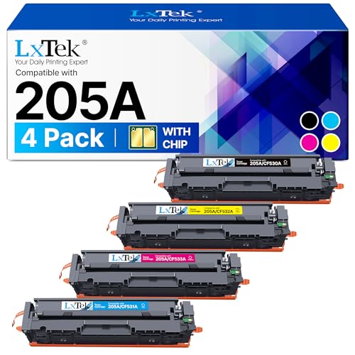 Toner compatible HP 205A CF530A noir et couleur pour imprimante LaserJet Pro M154a M180n M181fw