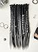 Daddy Dread Dreadlock Extensions Textured Black Wolf Handmade Crochet Dreads Double ended Single ended Synthetic Dread 20 Inch Braiding hair extensions Hip Hop Style For Women and Mеn faux locs