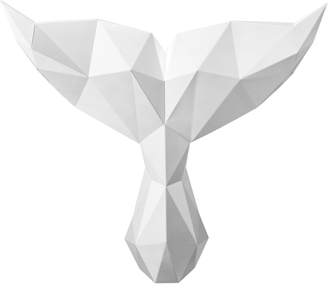 PAPA/Home Decoration DIY Paper Art - Whale White