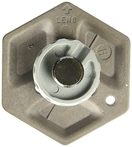 Manfrotto 030VHS  14 Placa Hexagonal de liberación rápida con Pasador de localización VHS de 1/4 Pulgadas   Sustituye a 3159