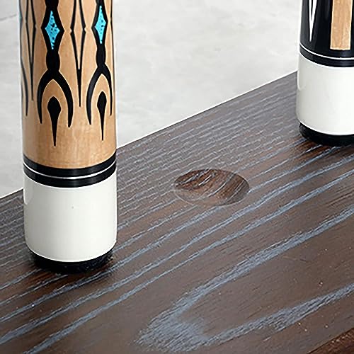 Support de queue de billard mural en bois | Range-cannes 12 emplacements compact - 6