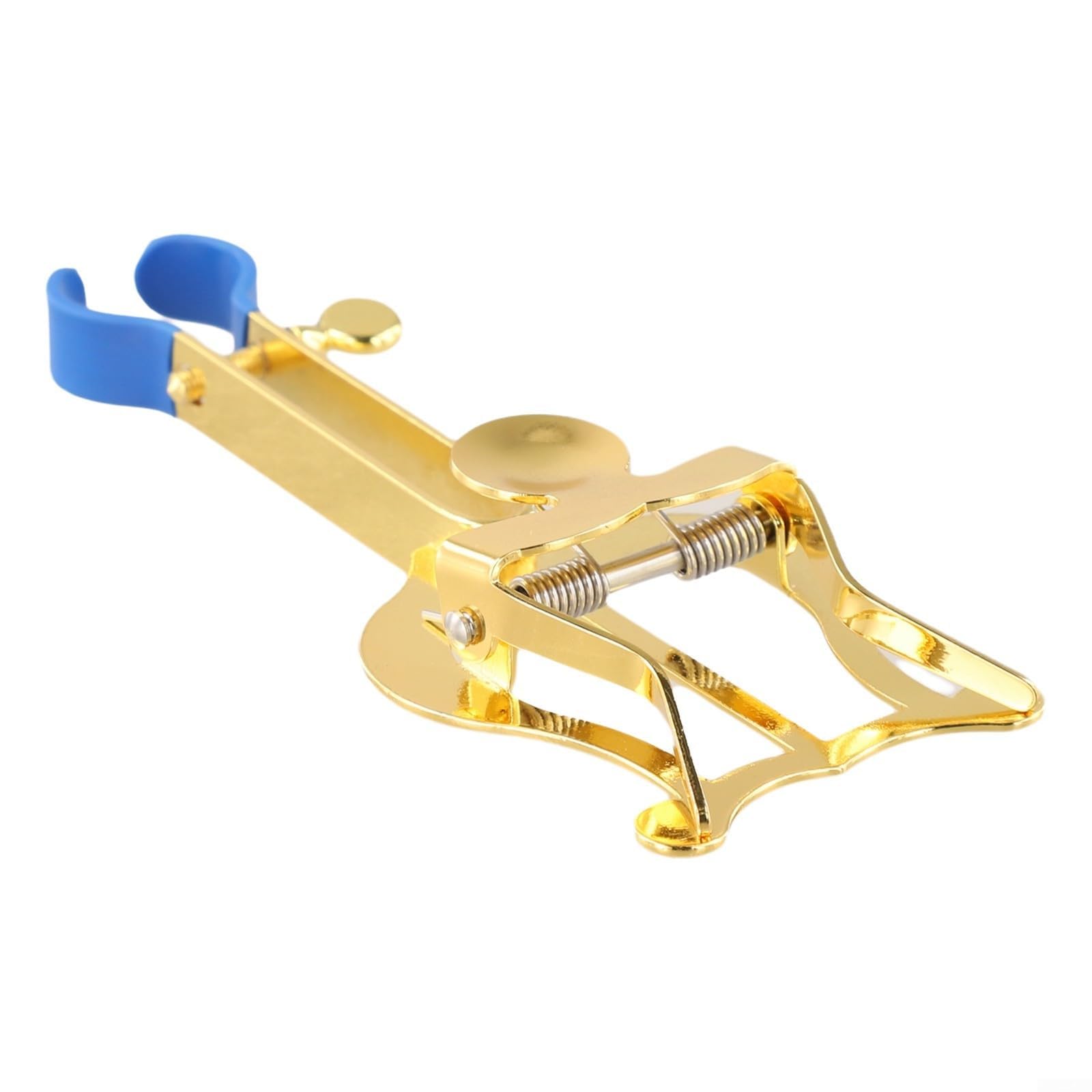 Kompakt und tragbar für Trompete Marsch Notenständer Lyre aus Metall geeignet für Marschband und Konzertnoten (Gold)