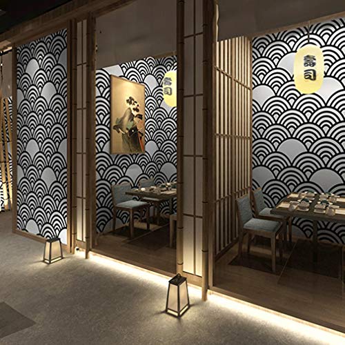 A-Wall Stickers WCF Papel Tapiz, Restaurante Tienda de Ramen Revestimientos de PVC Paredes Decoración Moderna Papel de Pared no Autoadhesivo Pegatinas de pared-10.18 (Color : 3)