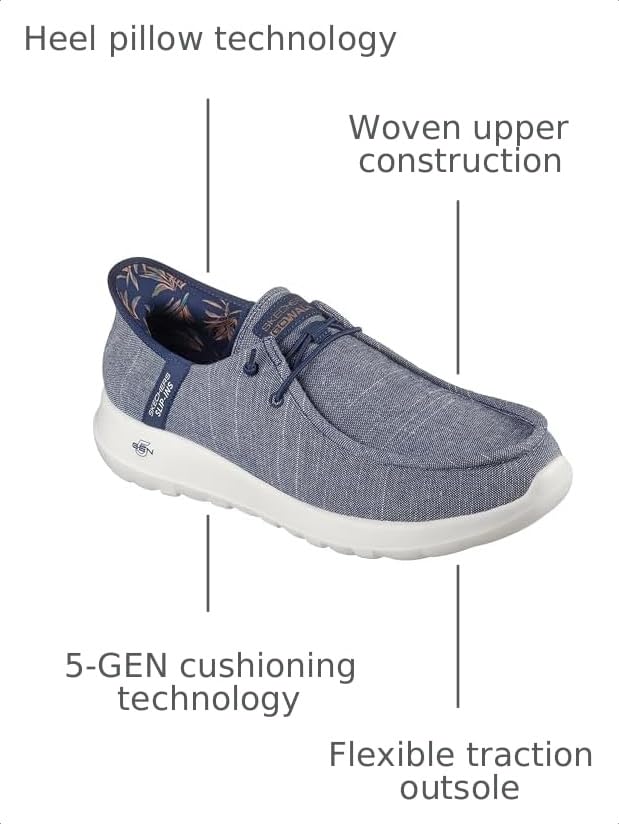 Image of Skechers Men's Go Walk Max with Ease Hands Free Slip-ins