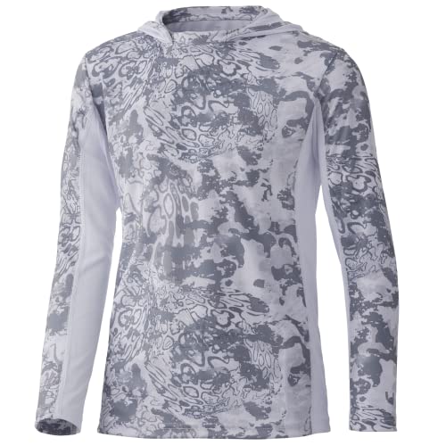 HUK Unisex-Child Icon X Hoodie | Kids Long-Sleeve Shirt with Sun Protection