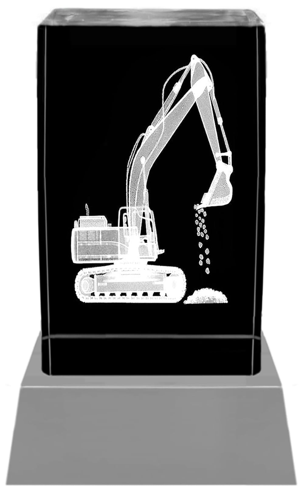 Zephyr Pars, Cadeau Personnalsé, Gravure Laser Dans Bloc De Verre