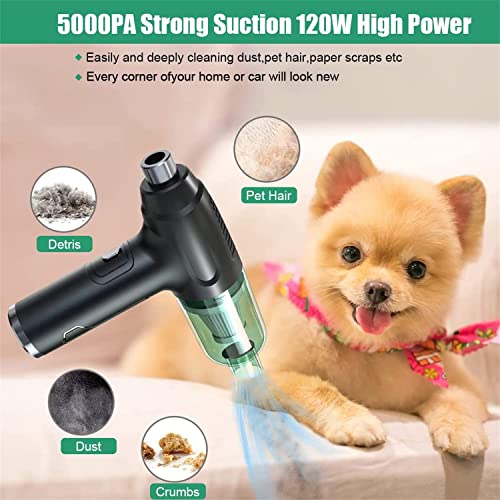 Image of ZORBES Cordless Electric Air Duster, with 2 Type of Nozzles, Powerful 45000 RPM USB Rechargeable Air Duster, Keyboard Duster, Air Blower Duster for Computers, Electronics Cleaning Computer Cleaner