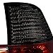 SPEC-D TUNING Red Smoke Lens Tail Lights Compatible with 2000-2006 BMW E53 X5, Left + Right Pair Assembly