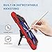 iPad Pro 11 Case 2021 3rd Generation, Military Grade [15ft Drop Tested] Shockproof Protective Silicone Cover for iPad 11 Inch 2nd Gen 2020/2018 - Stand+ Handle+ Shoulder Strap(Red)