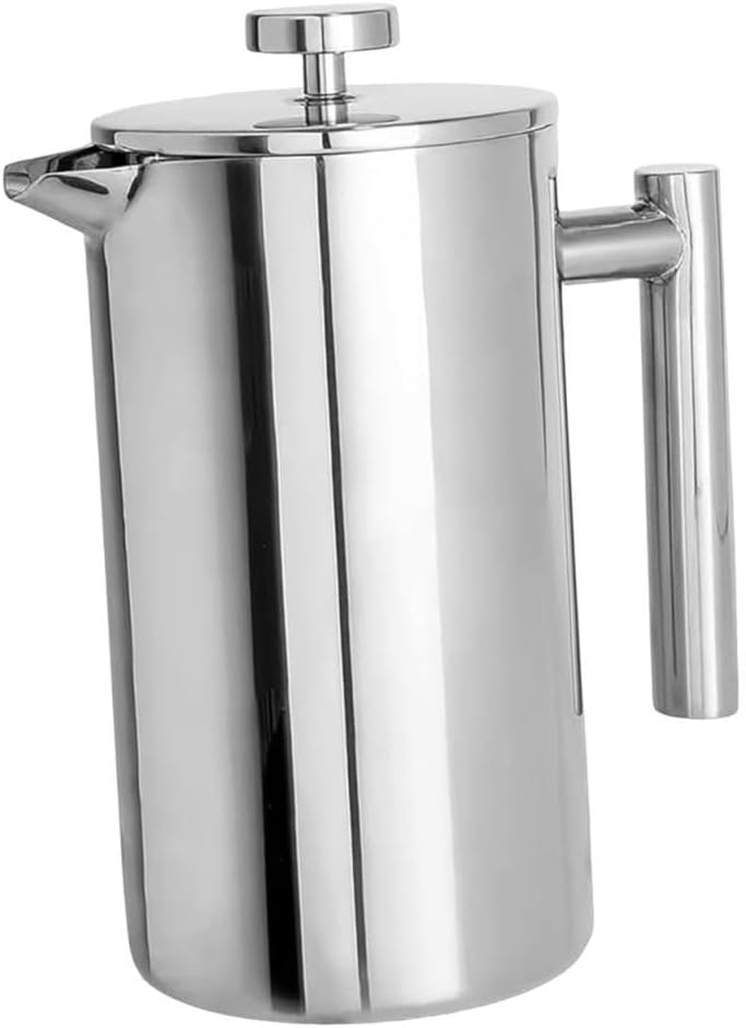 フレンチプレスコーヒーメーカー ティーメーカー ギフト ホーム多機能ティーポット コーヒーポット 誕生日 キャンプ ガーデンパーティ