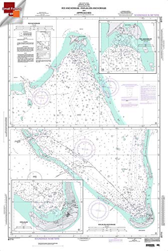 Paradise Cay Publications NGA Chart 81711: RoiáAnchorage Kwajalein Anchorage and Approaches, Approx. Size 21