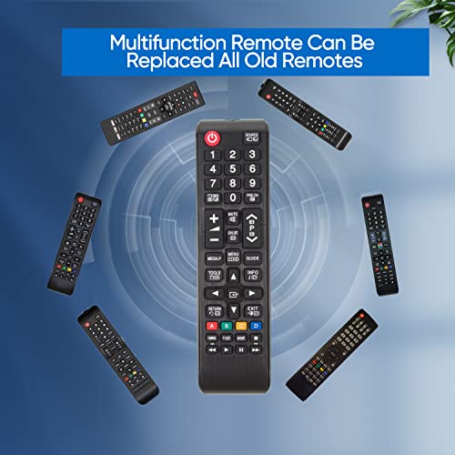 Image of Universal Remote Control For Samsung TV 3D LCD LED, Smart TV Remote Control Replacement, Compatible With All Samsung TVs, Model AA59-00786A