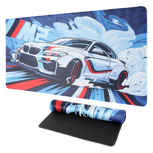 GmeDhc Tapis de Souris XXL - 900 x 400 mm - Tapis de Souris Gamer, Grand Mouse Pad, Améliore la précision et la Vitesse