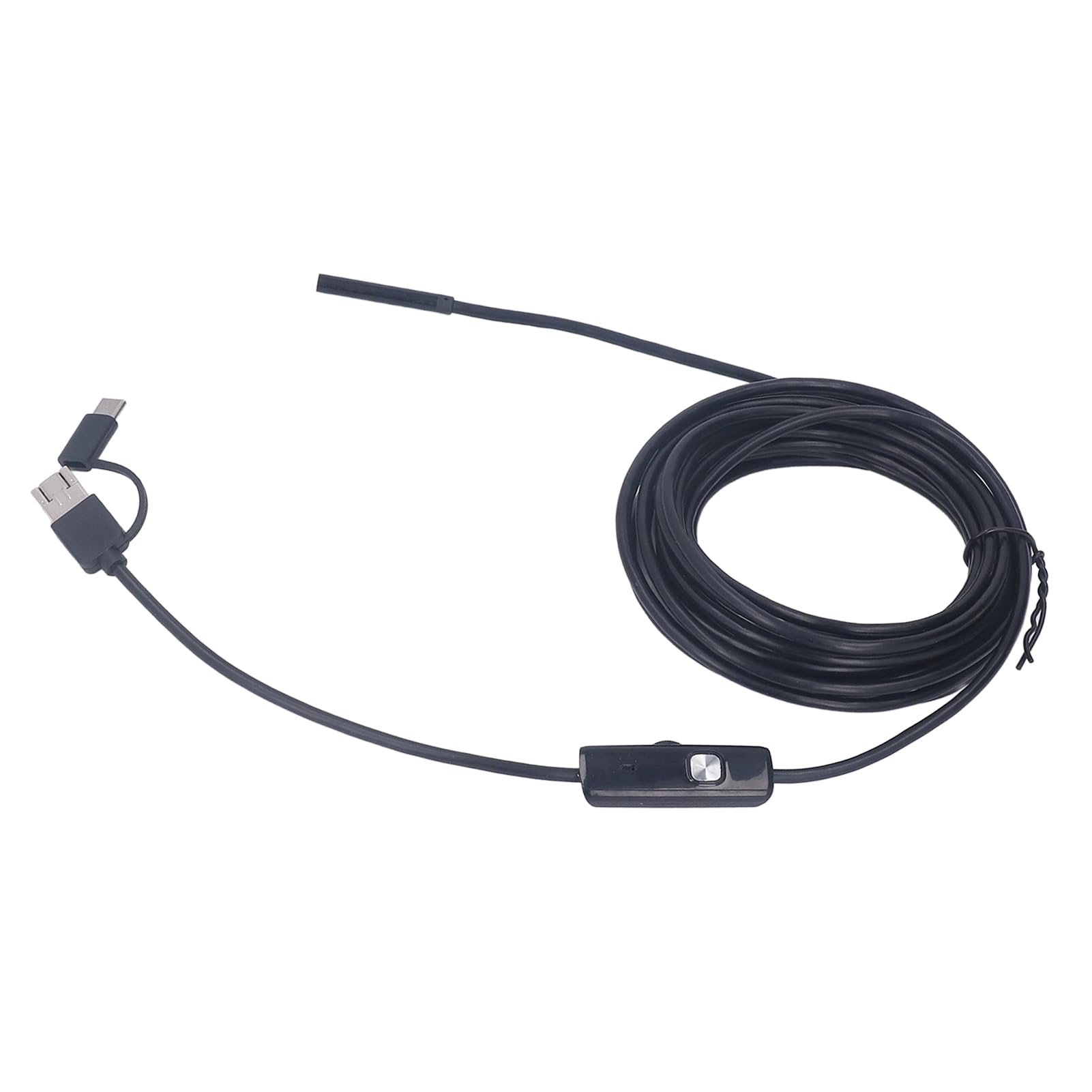 Aparat Endoscope, Kamera Kontroli Borescope Telefon Komórkowy PC PC COSB Typ C 5,5 Mm 5 Elastyczna Sztywna Kamera Węża z LED Light