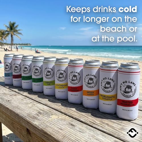 Image of Slim Can Cooler - Ain't No Laws - 10 Pack