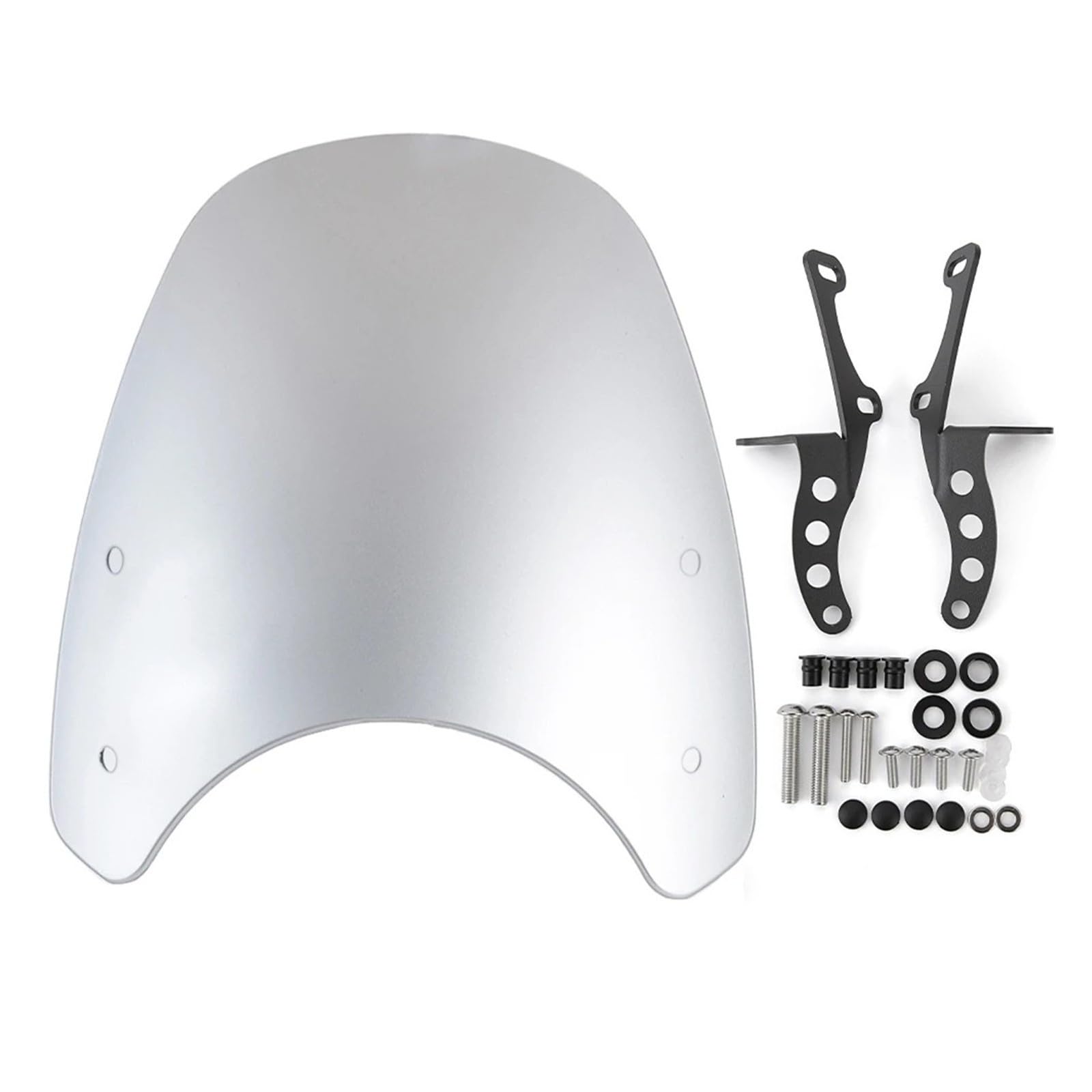 Dla Kawasaki Eliminator 500 2024-2025 Owiewki Motocyklowe Szyba Motocyklowa(Silver)