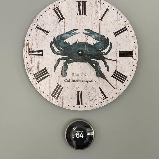 Blue Crab Clock (14.5")