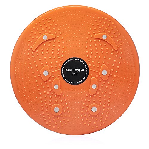 Accessotech Placa de disco de torsión para ejercicios aeróbicos y reflexología para ejercicios físicos (naranja)