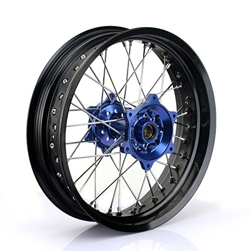 TARAZON Supermoto Hinterradfelge 17 "X 4,25" Radnabe Wheels Radsatz für YAMAHA YZ 250 450 F YZ250F YZ450F 2009-2018