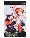 JUST FUNKY Jujutsu Kaisen Tapestry JJK Manga Wall Art Anime Decor Satoru Gojo and Yuji Itadori 30' x 50'