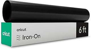 Everyday Iron-On, Black - 6ft (3-Pack of 2ft Rolls) - Heat Transfer Vinyl, Compatible with Cricut Maker/Explore Machines