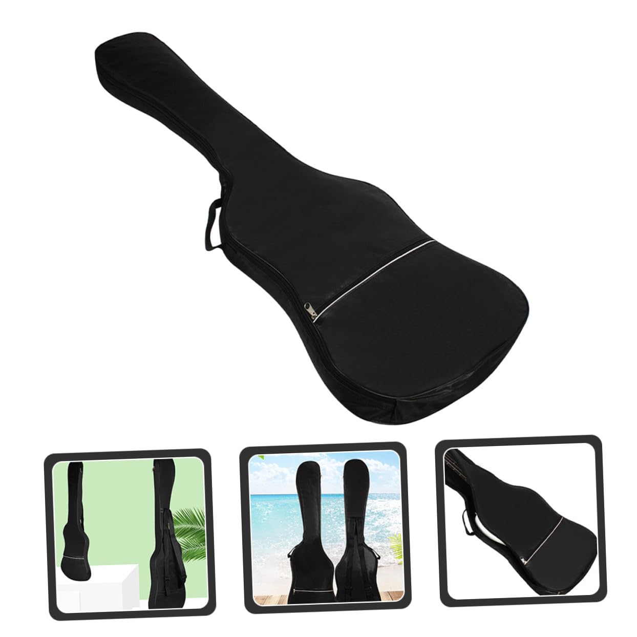 MAGICLULU Borsa Resistente con Basso Imbottitura in Elettrico Oxford e Maniglie Cotone All'acqua, con Tracolla Regolabile Pratica e Comoda per Trasporto Unisex