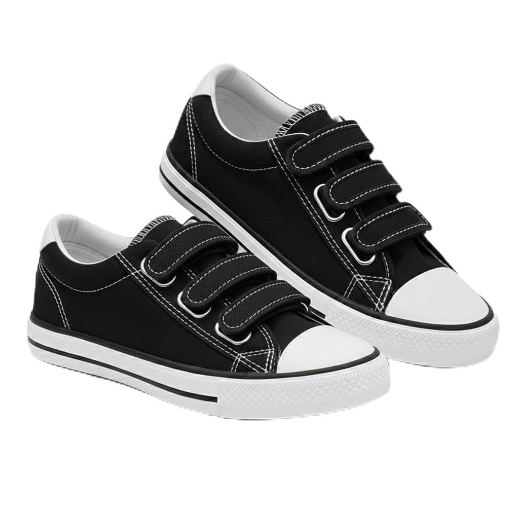 Light Weight Tape Canvas Women Sneakers